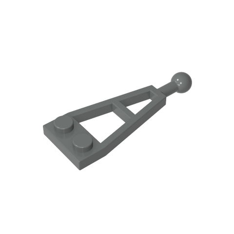 Gobricks,Plate Special 1 x 2 with Long Towball,2508
