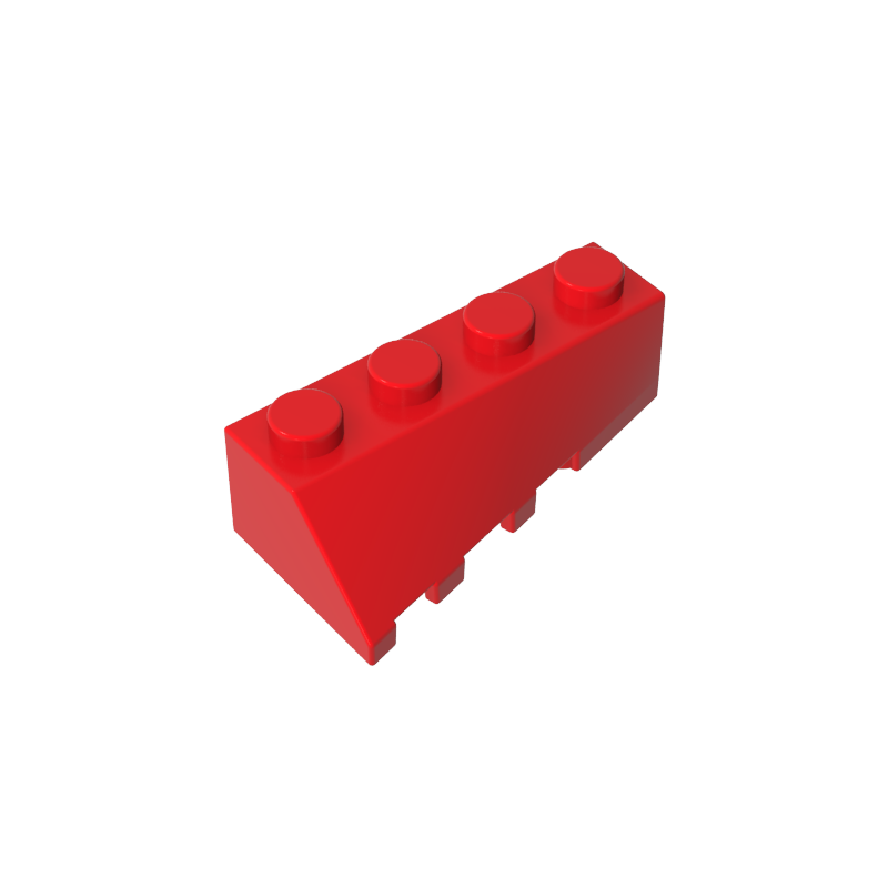 Gobricks,Wedge Sloped 45° 4 x 2 Right,43720