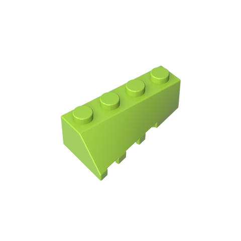 Gobricks,Wedge Sloped 45° 4 x 2 Right,43720