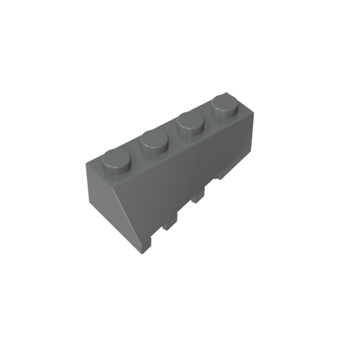 Gobricks,Wedge Sloped 45° 4 x 2 Right,43720