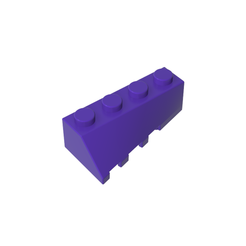 Gobricks,Wedge Sloped 45° 4 x 2 Right,43720