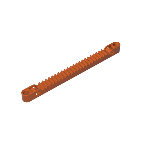 Gobricks,Technic Gear Rack 1 x 13 with Axle and Pin Holes,64781,53504