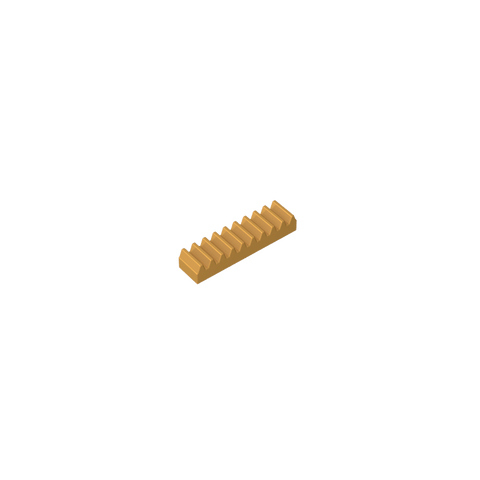 Gobricks,Technic Gear Rack 1 x 4,3743