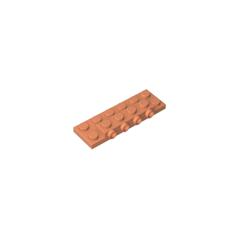 Gobricks,Plate Special 2 x 6 x 2/3 [Four Studs on Side],87609,72132
