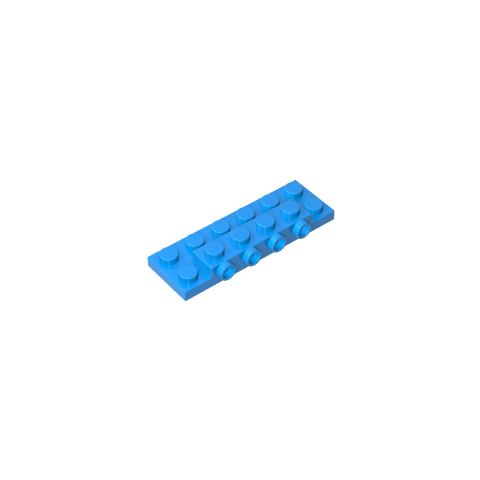 Gobricks,Plate Special 2 x 6 x 2/3 [Four Studs on Side],87609,72132