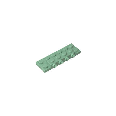 Gobricks,Plate Special 2 x 6 x 2/3 [Four Studs on Side],87609,72132
