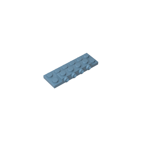 Gobricks,Plate Special 2 x 6 x 2/3 [Four Studs on Side],87609,72132