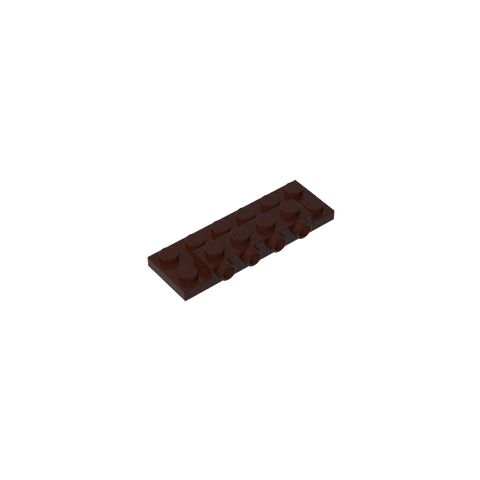 Gobricks,Plate Special 2 x 6 x 2/3 [Four Studs on Side],87609,72132