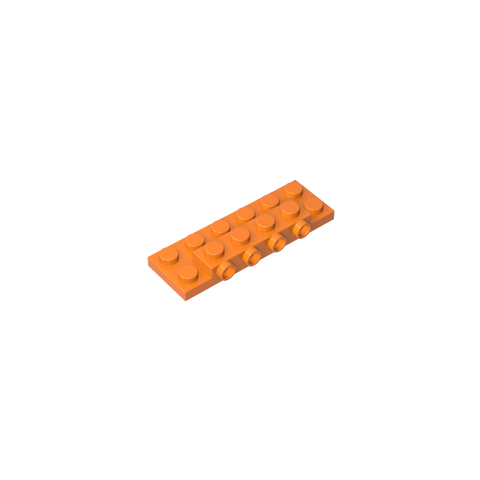 Gobricks,Plate Special 2 x 6 x 2/3 [Four Studs on Side],87609,72132