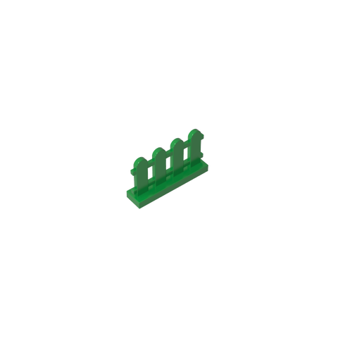 Gobricks,Picket Fence 1 x 4 x 2,33303
