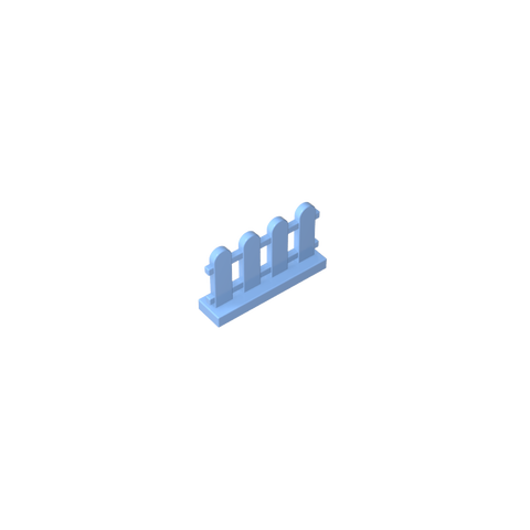 Gobricks,Picket Fence 1 x 4 x 2,33303