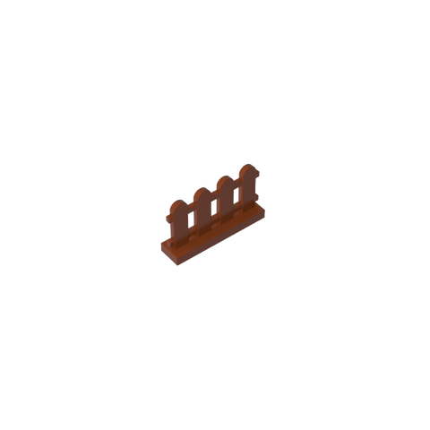 Gobricks,Picket Fence 1 x 4 x 2,33303