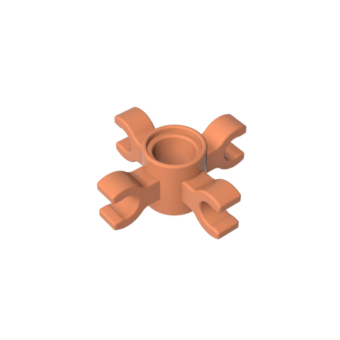 Gobricks,Technic Pin Connector Round with 4 Clips,90202,15646,49756