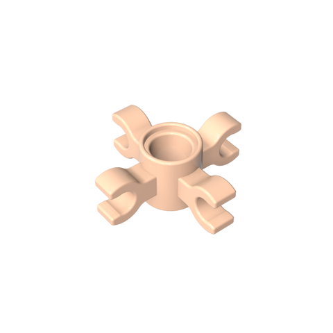 Gobricks,Technic Pin Connector Round with 4 Clips,90202,15646,49756