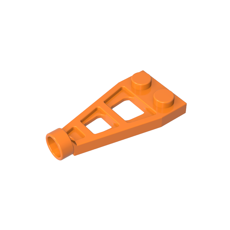 Gobricks,Plate Special 1 x 2 with Long Stud Receptacle (Space Wing),4596