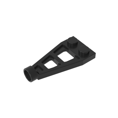 Gobricks,Plate Special 1 x 2 with Long Stud Receptacle (Space Wing),4596