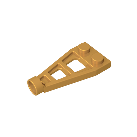 Gobricks,Plate Special 1 x 2 with Long Stud Receptacle (Space Wing),4596