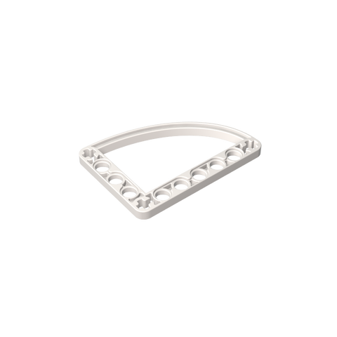 Gobricks,Technic Beam 5 x 7 L-Shape with Quarter Ellipse Thin,32251