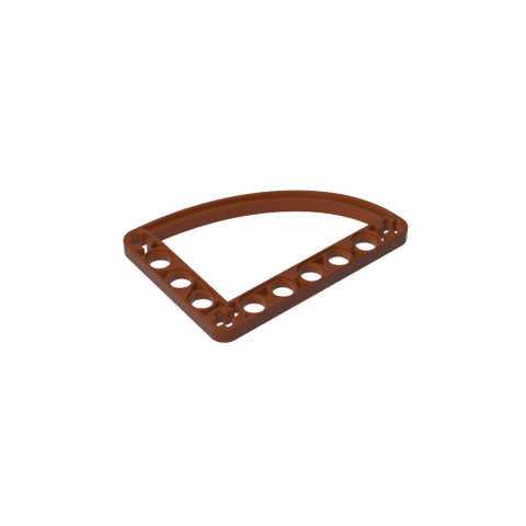 Gobricks,Technic Beam 5 x 7 L-Shape with Quarter Ellipse Thin,32251