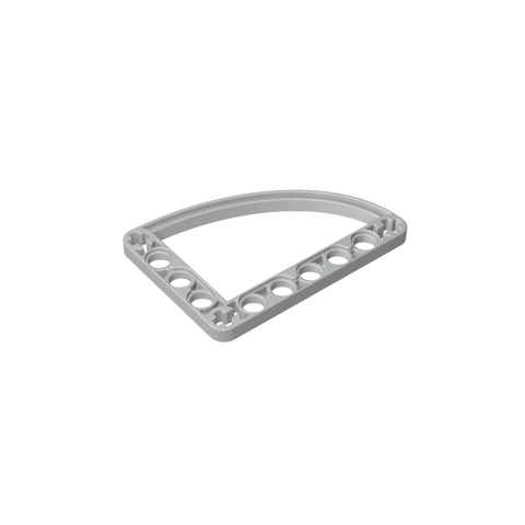 Gobricks,Technic Beam 5 x 7 L-Shape with Quarter Ellipse Thin,32251