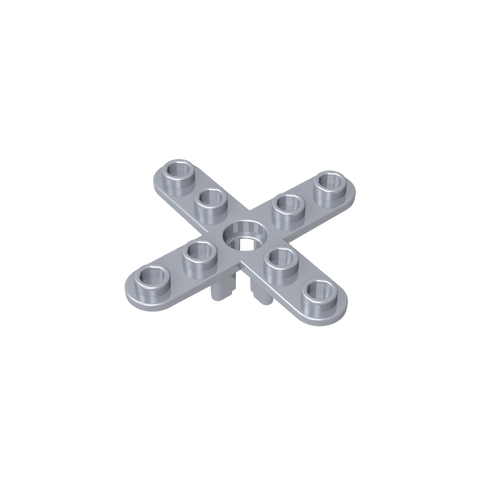 Gobricks,Propeller 4 Blade 5 Diameter with Rounded Ends, Open Hub,2479,67737