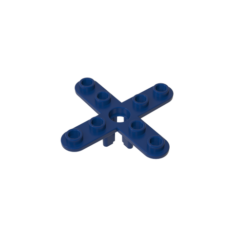 Gobricks,Propeller 4 Blade 5 Diameter with Rounded Ends, Open Hub,2479,67737