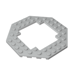 Plate Special 10 x 10 Octagonal Open Center,6063