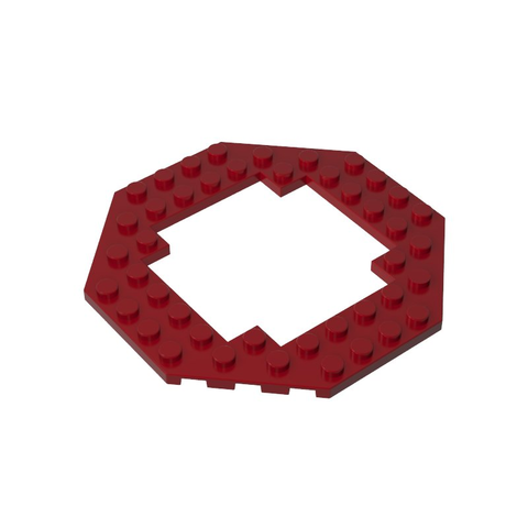 Gobricks,Plate Special 10 x 10 Octagonal Open Center,6063,29159