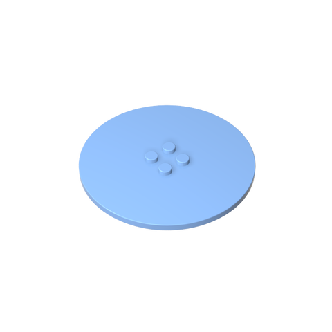 Gobricks,Plate Special Round 8 x 8 with 2 x 2 Center Studs without Groove,6177,6177a,6177b