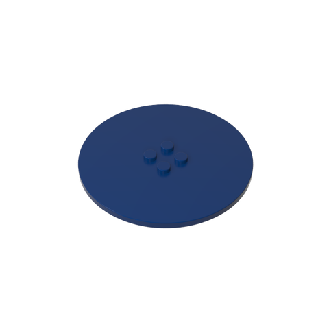 Gobricks,Plate Special Round 8 x 8 with 2 x 2 Center Studs without Groove,6177,6177a,6177b