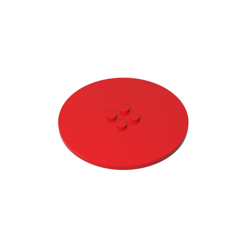 Gobricks,Plate Special Round 8 x 8 with 2 x 2 Center Studs without Groove,6177,6177a,6177b
