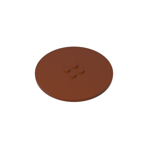 Gobricks,Plate Special Round 8 x 8 with 2 x 2 Center Studs without Groove,6177,6177a,6177b