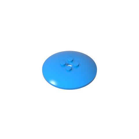 Gobricks,Dish 6 x 6 Inverted (Radar) with Solid Studs,44375b,45729,44375,35327