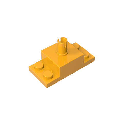 Gobricks,Brick Special 2 x 2 with Top Pin and 1 x 2 Side Plates,30592,42194