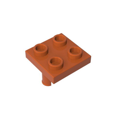 Gobricks,Plate 2 x 2 with 2 Pins,15092,49131