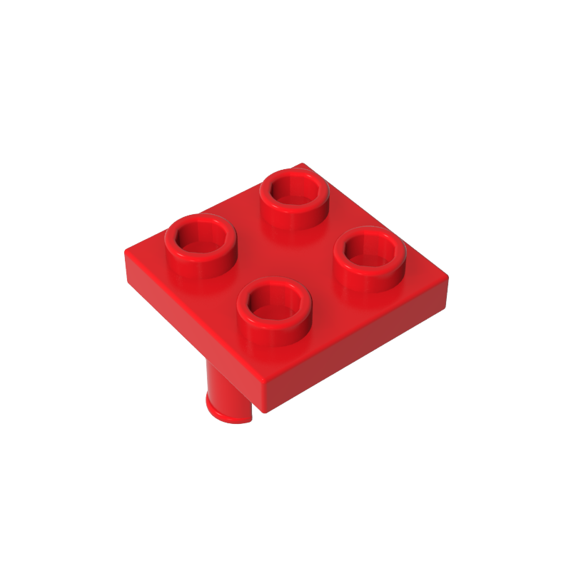 Gobricks,Plate 2 x 2 with 2 Pins,15092,49131