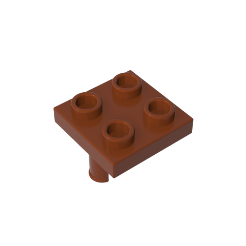 Gobricks,Plate 2 x 2 with 2 Pins,15092,49131