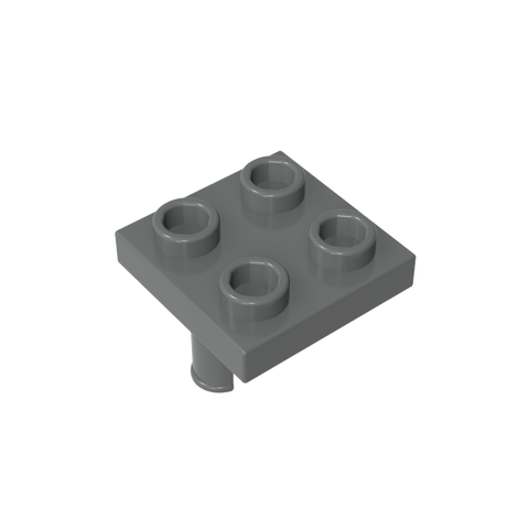 Gobricks,Plate 2 x 2 with 2 Pins,15092,49131