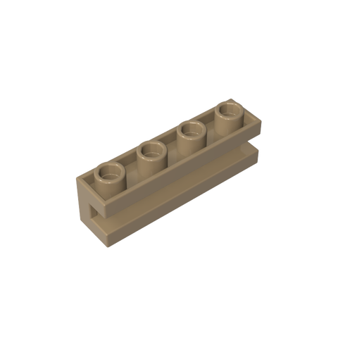 Gobricks,Brick Special 1 x 4 with Groove,2653