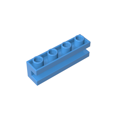Gobricks,Brick Special 1 x 4 with Groove,2653