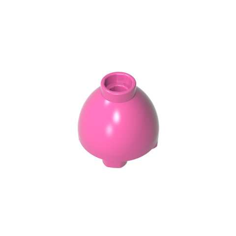 Gobricks,Brick Round 2 x 2 x 1 1/3 Inverted,24947