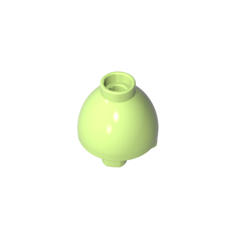 Gobricks,Brick Round 2 x 2 x 1 1/3 Inverted,24947