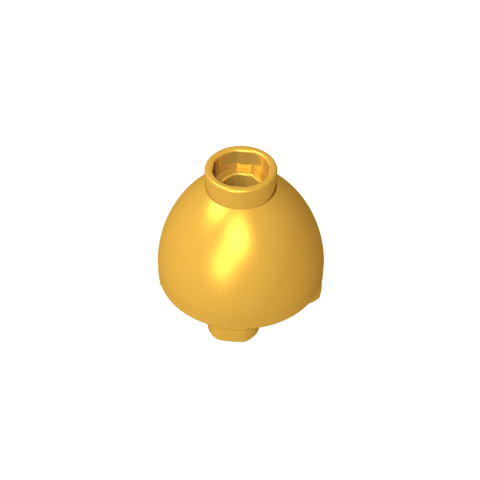 Gobricks,Brick Round 2 x 2 x 1 1/3 Inverted,24947