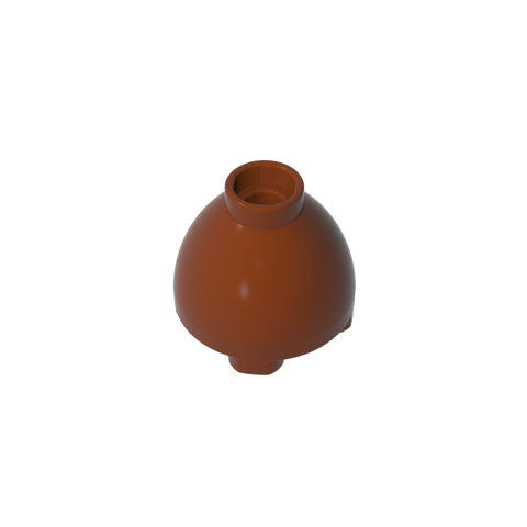 Gobricks,Brick Round 2 x 2 x 1 1/3 Inverted,24947