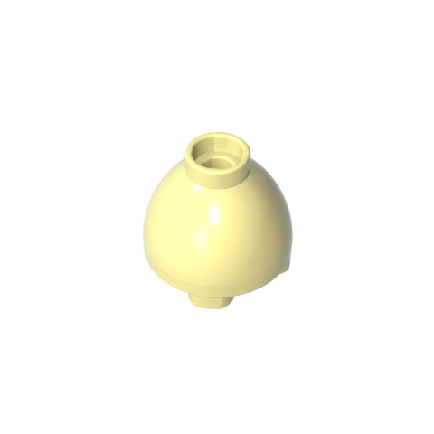 Gobricks,Brick Round 2 x 2 x 1 1/3 Inverted,24947