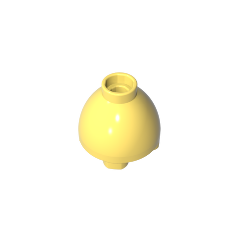 Gobricks,Brick Round 2 x 2 x 1 1/3 Inverted,24947