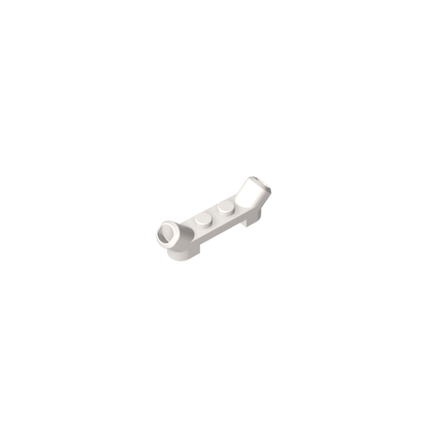 Gobricks,Plate Special 1 x 4 with Angled Tubes,61072