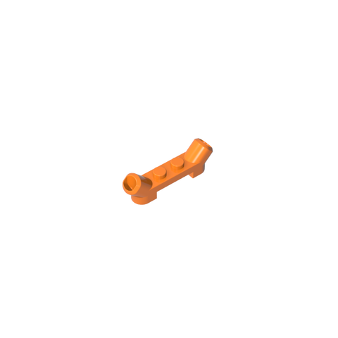 Gobricks,Plate Special 1 x 4 with Angled Tubes,61072