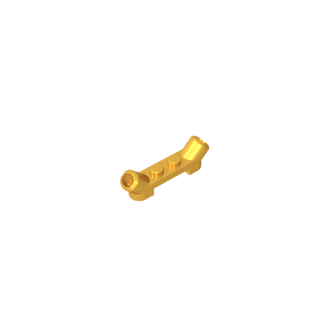 Gobricks,Plate Special 1 x 4 with Angled Tubes,61072