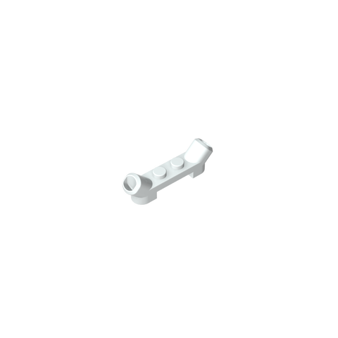 Gobricks,Plate Special 1 x 4 with Angled Tubes,61072